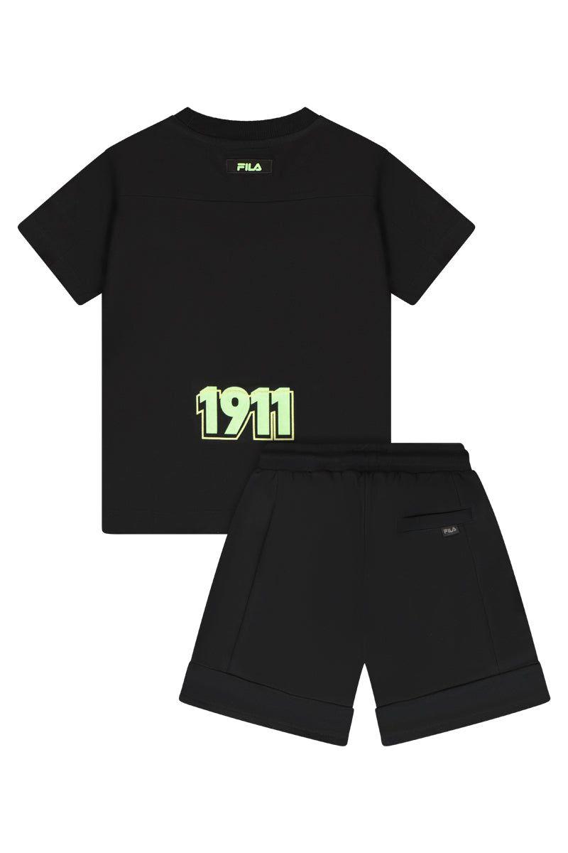 חליפת טריקו FILA הדפס 1911 אחורי לילדים