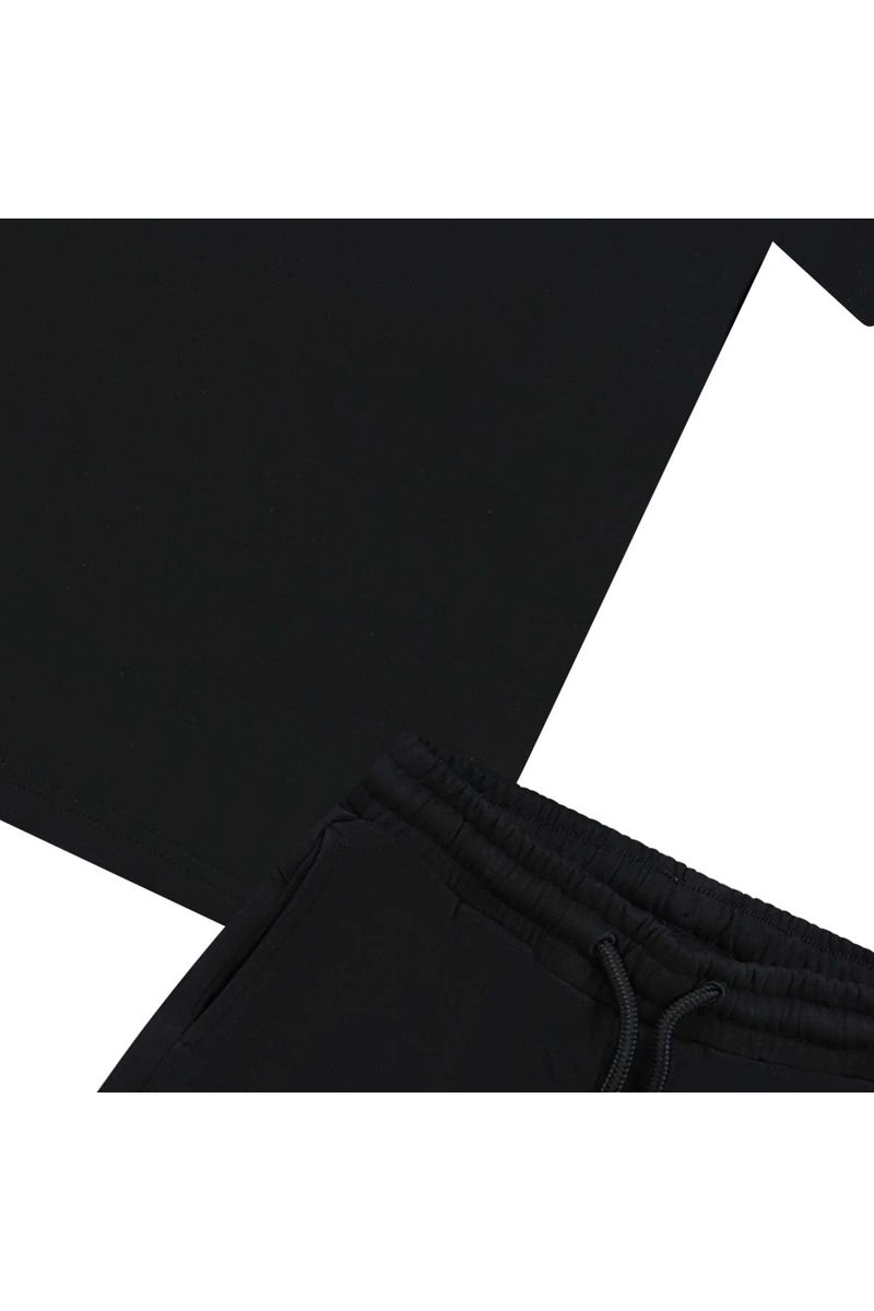 חליפת טריקו FILA לוגו מותג באמצע לילדים Black / 10Y