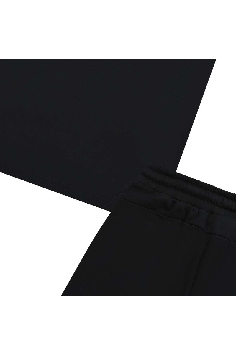 חליפת טריקו FILA לוגו מותג באמצע לילדים Black / 10Y