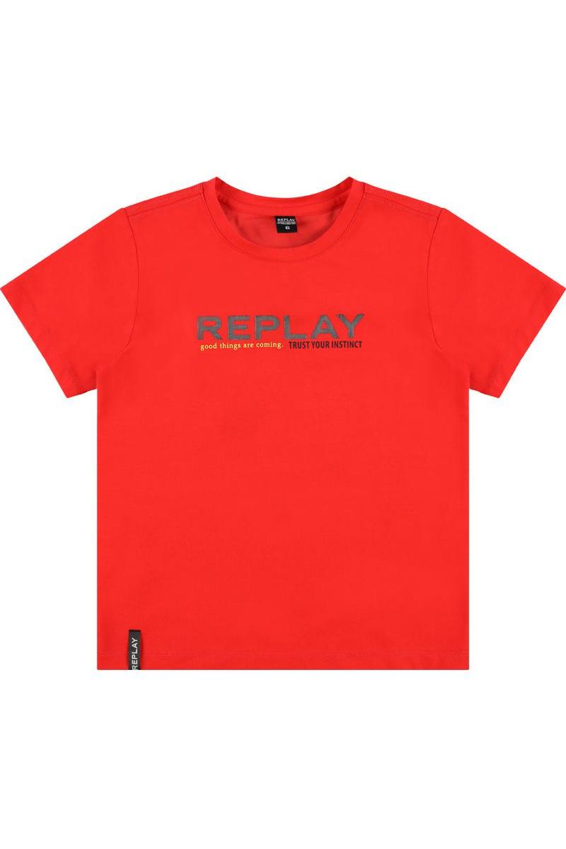 טישרט REPLAY TRUST YOUR לילדים