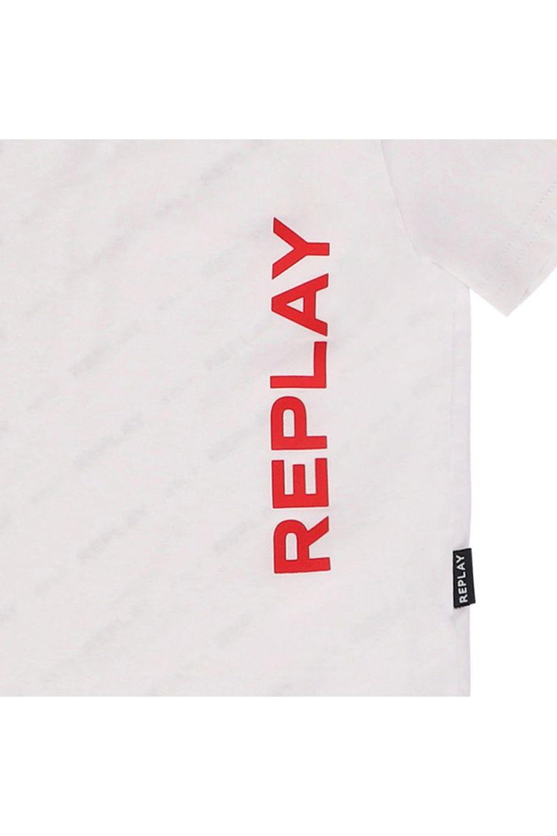 בגד גוף+ סינר REPLAY לוגו מותג בצד לתינוקות