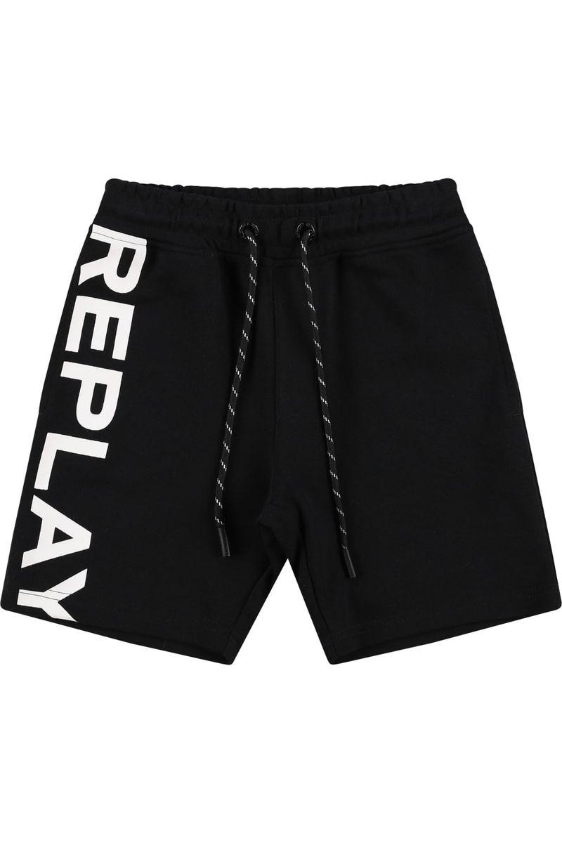 מכנס REPLAY הדפס לוגו מותג בצד לילדים