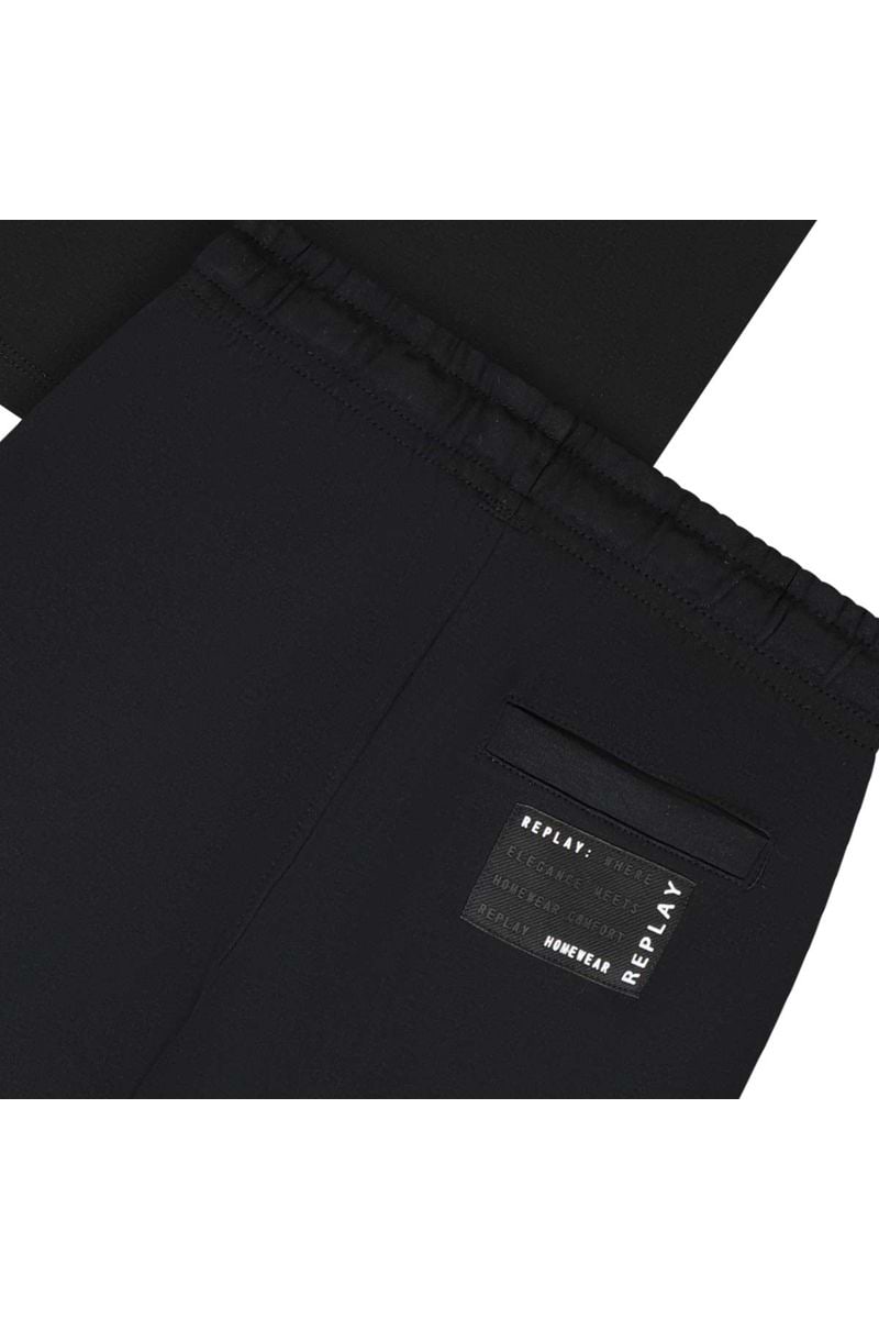 חליפת טריקו REPLAY לוגו מותג באמצע לילדים Black / 2Y