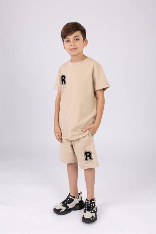 חליפת טריקו REPLAY לוגו מותג R בצד לילדים White / 2Y