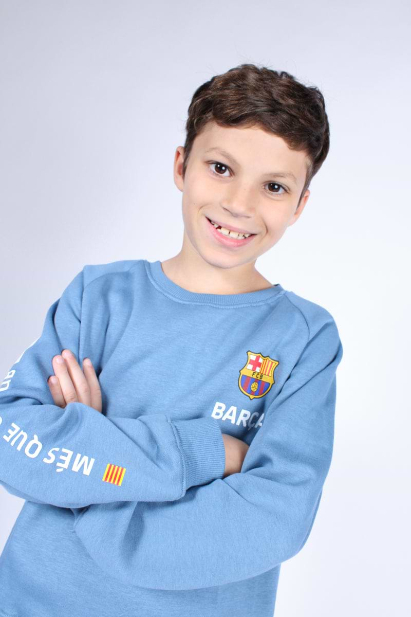 חליפת טרנינג NAMES BARCA לוגו בצד לילדים