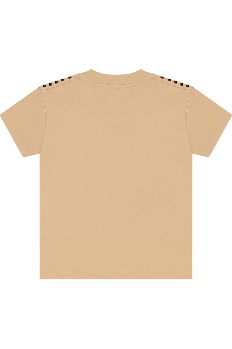 חולצת טישרט BLACK DOT לילדים בצבע חום BROWN / 2Y