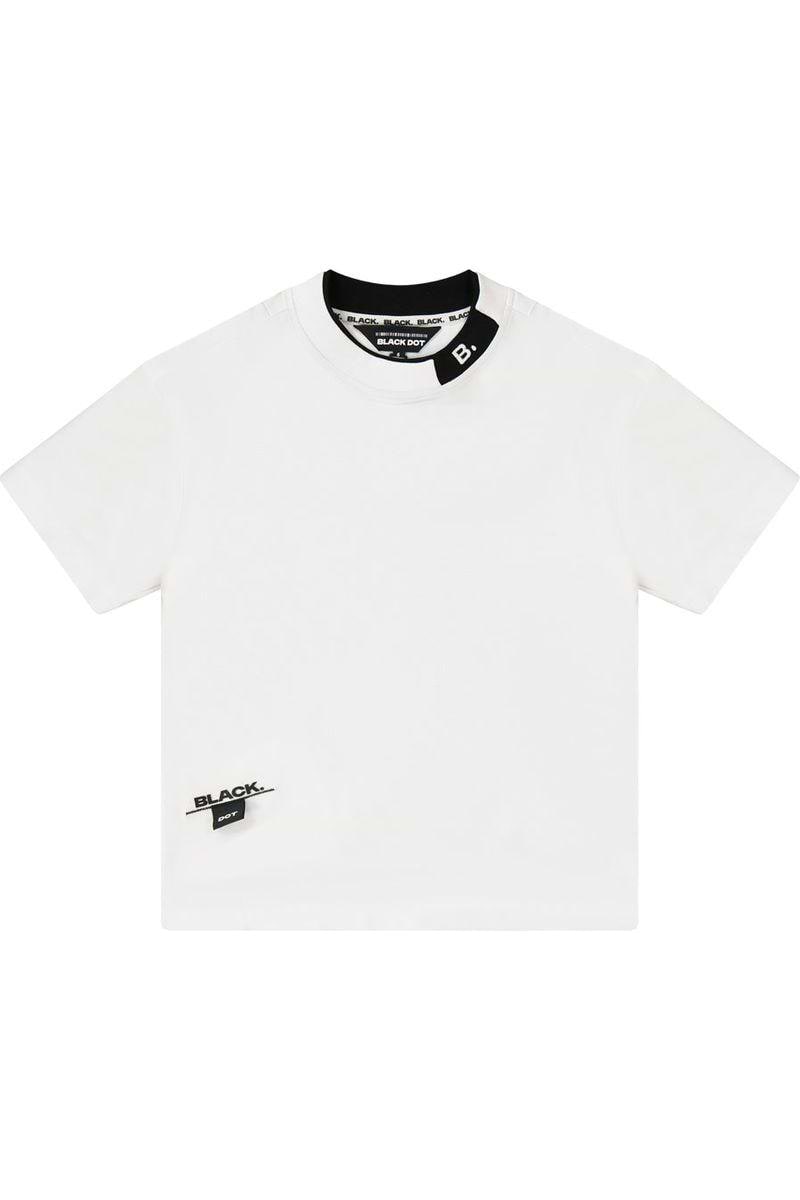 חולצת טישרט BLACK DOT לילדים בצבע לבן WHITE / 2Y