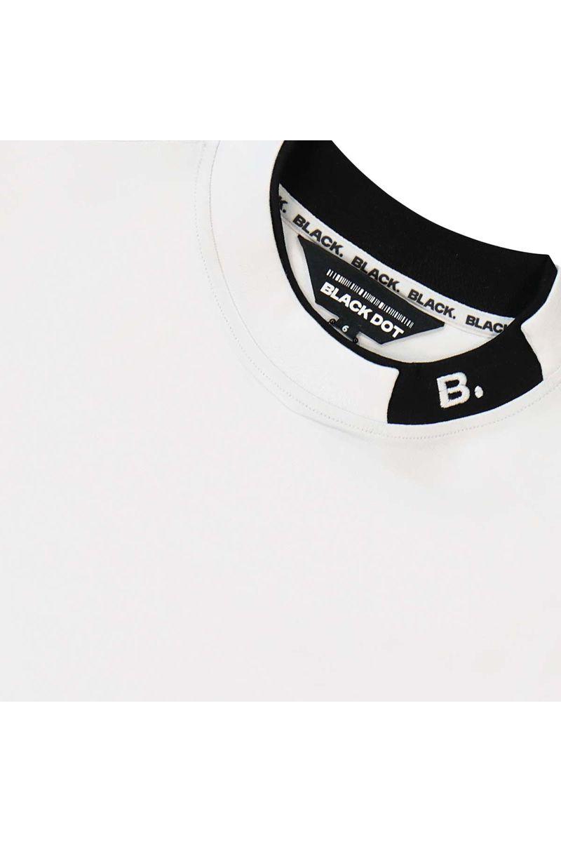 חולצת טישרט BLACK DOT לילדים בצבע לבן WHITE / 2Y