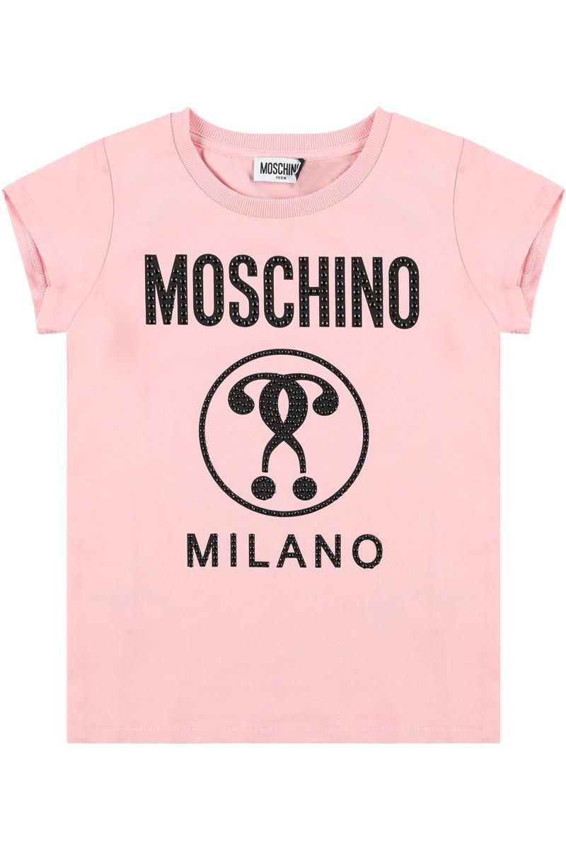 טישרט MOSCHINO לוגו דובי לילדות