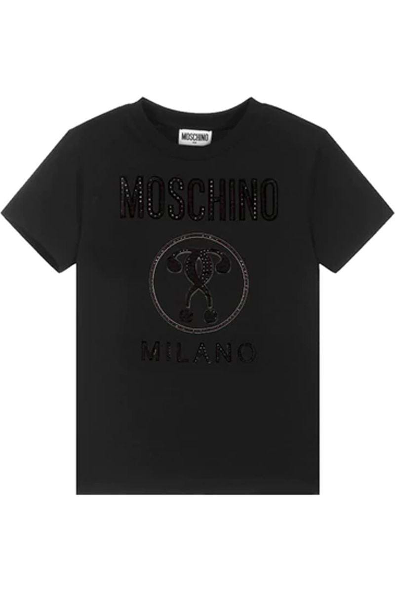 טישרט MOSCHINO לוגו דובי לילדות