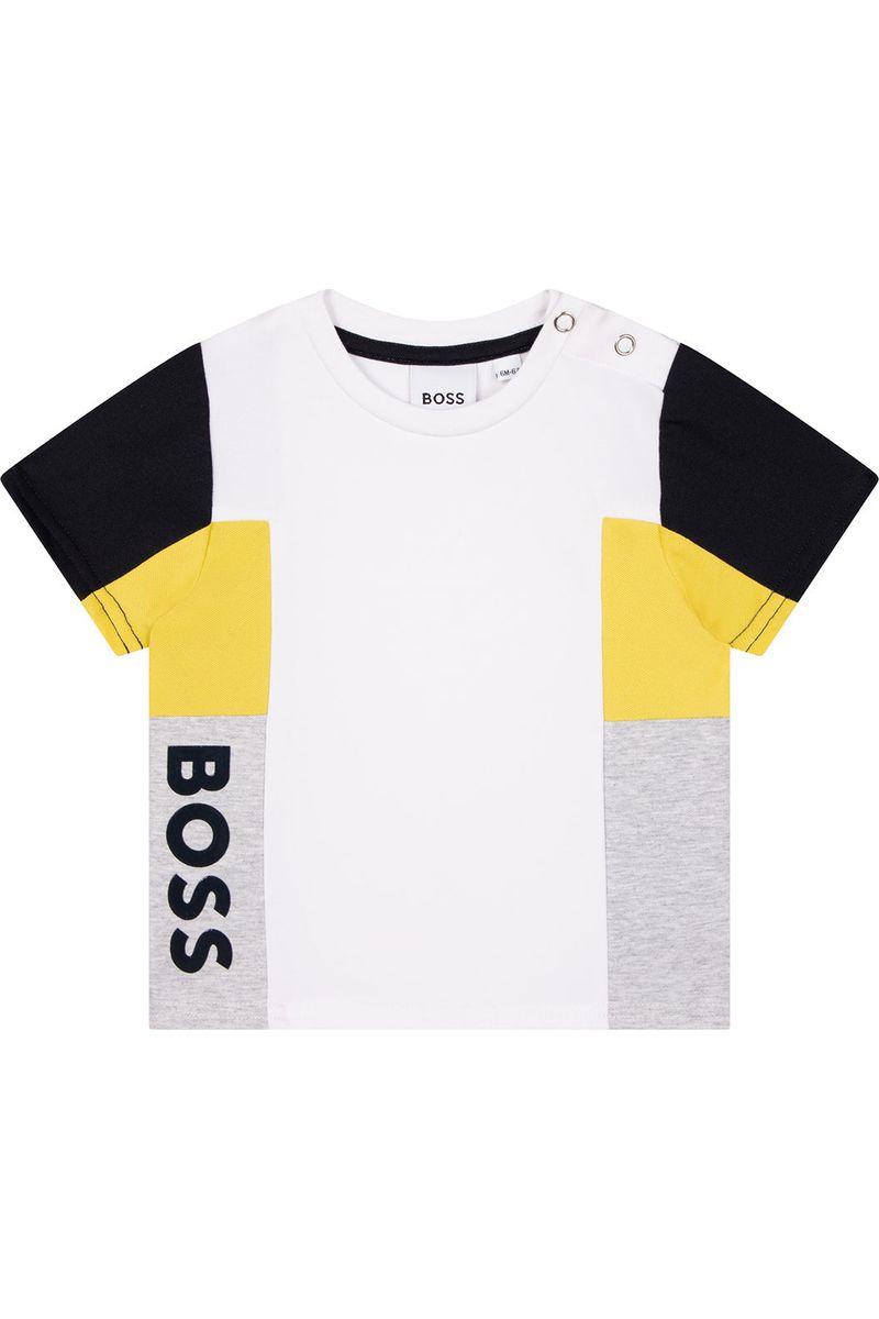 חולצת טי שרט BOSS לוגו אנכי לתינוקות