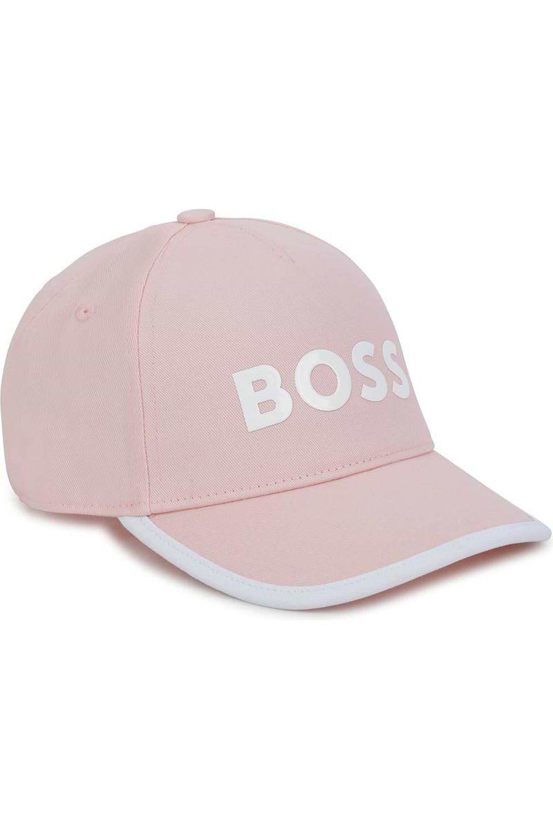 כובע מצחייה BOSS הדפס לוגו לילדות