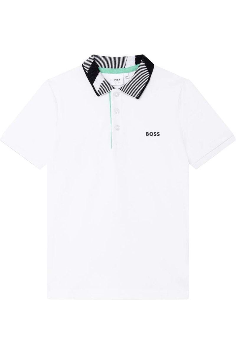 חולצת פולו שרוול קצר HUGO BOSS PIQUE לילדים