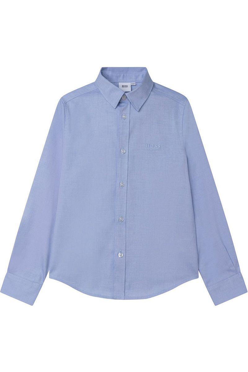 חולצת טישירט שרוול ארוך HUGO BOSS DOBBY OXFORD לתינוקות