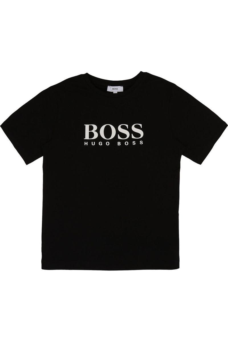 חולצת טי שרט BOSS לוגו קלאסי לילדים