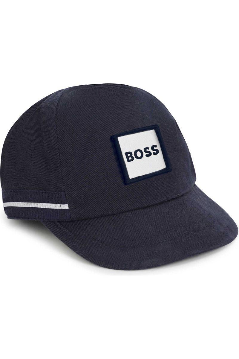 כובע מצחייה BOSS NB לוגו מרובע לתינוקות