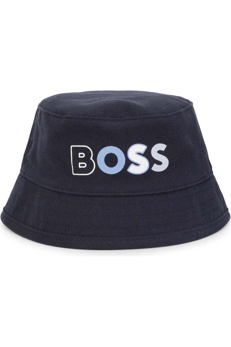 כובע דלי BOSS NB הדפס לוגו לתינוקות