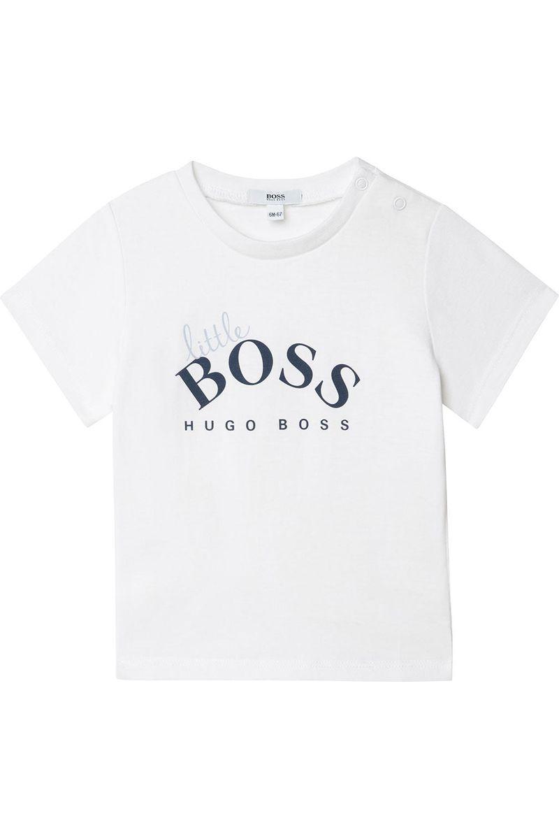 טישרט HUGO BOSS LITTLE לוגו לתינוקות