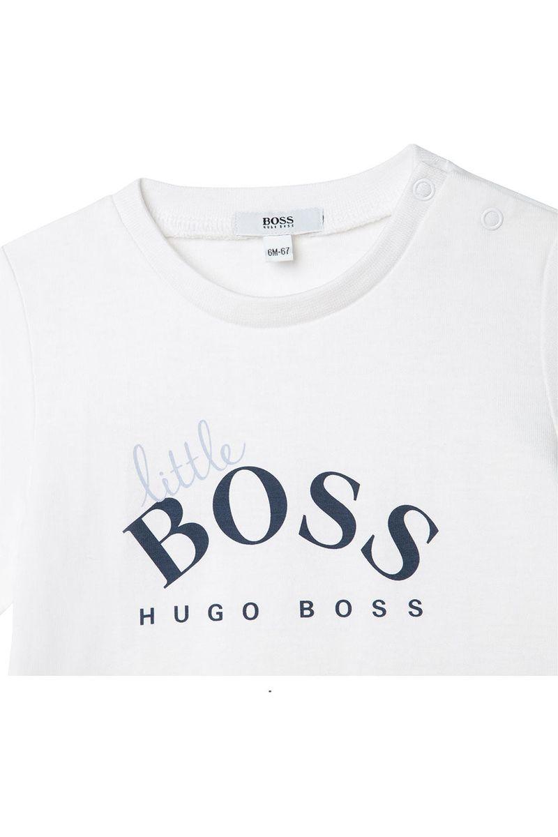 טישרט HUGO BOSS LITTLE לוגו לתינוקות