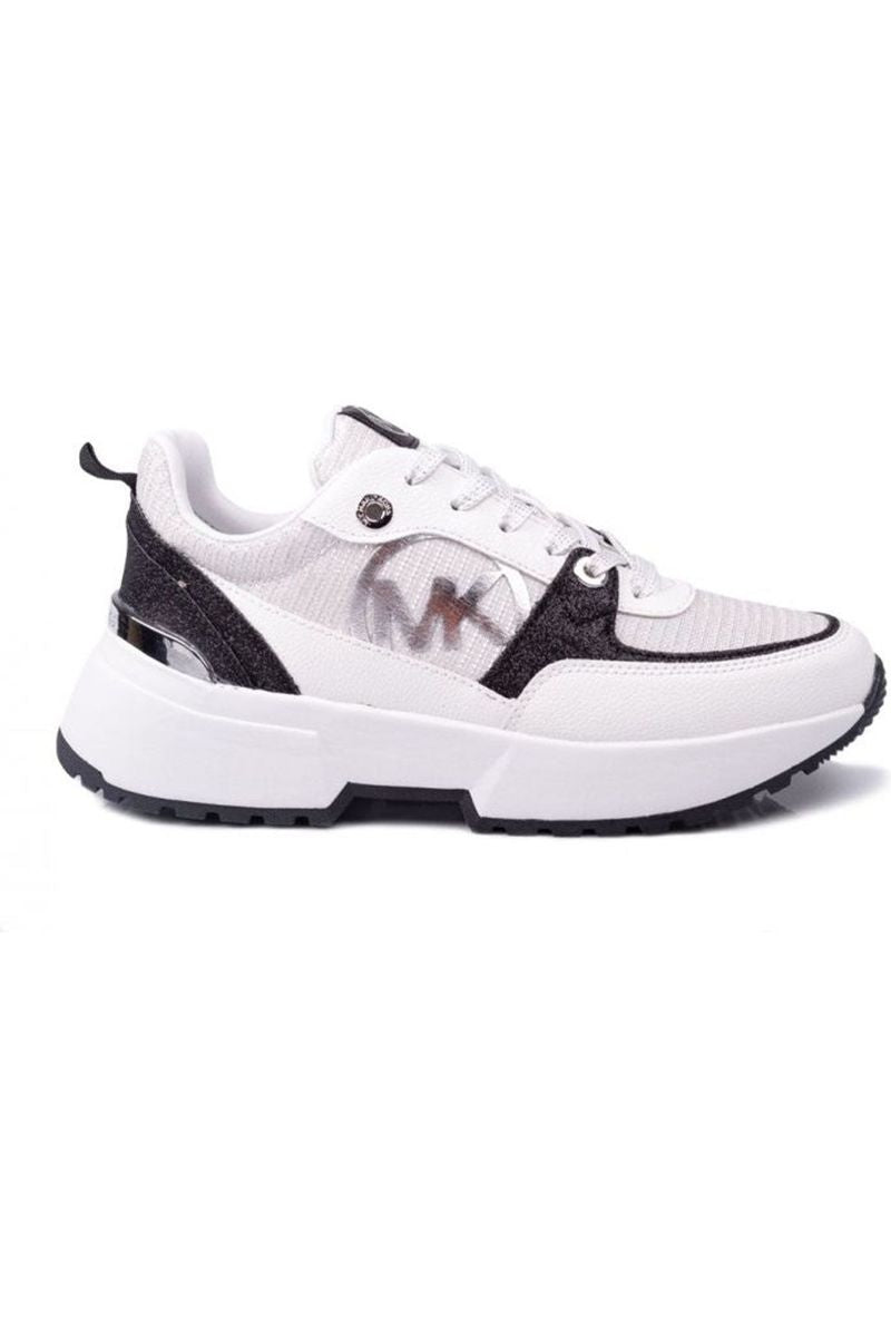 נעלי סניקרס MICHAEL KORS לוגו כסוף לילדות