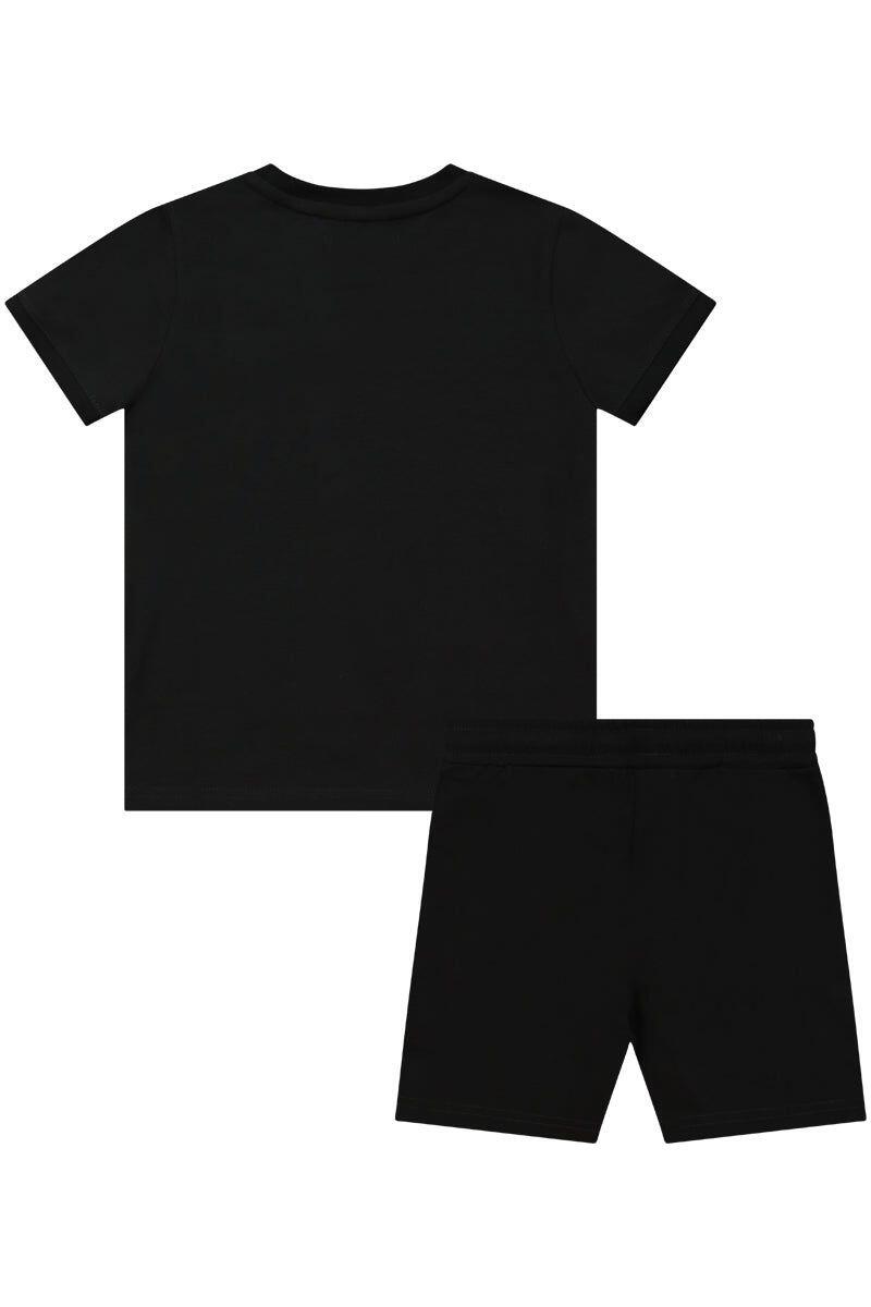 חליפת טריקו NAUTICA ריבוע באמצע לילדים BLACK / 2Y