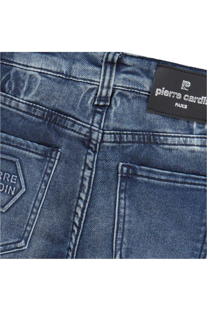 מכנסי ג'ינס PIERRE CARDIN הדפס לוגו בצד לילדים