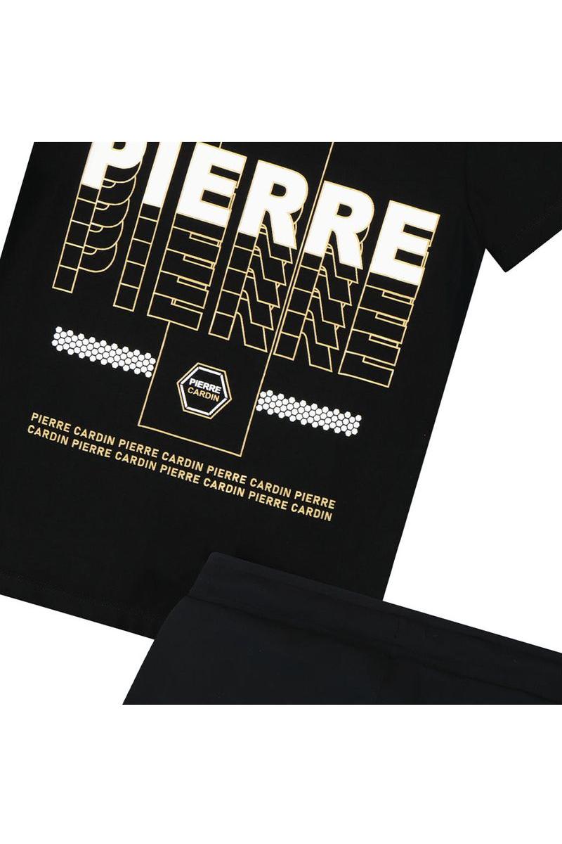 חליפת טריקו PIERRE CARDIN כיתוב לוגו אחורי לילדים
