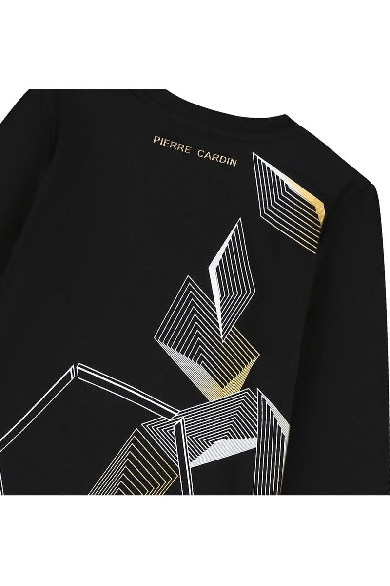 חולצת טי שרט PIERRE CARDIN ארוכה צורות גיאומטריות לילדים