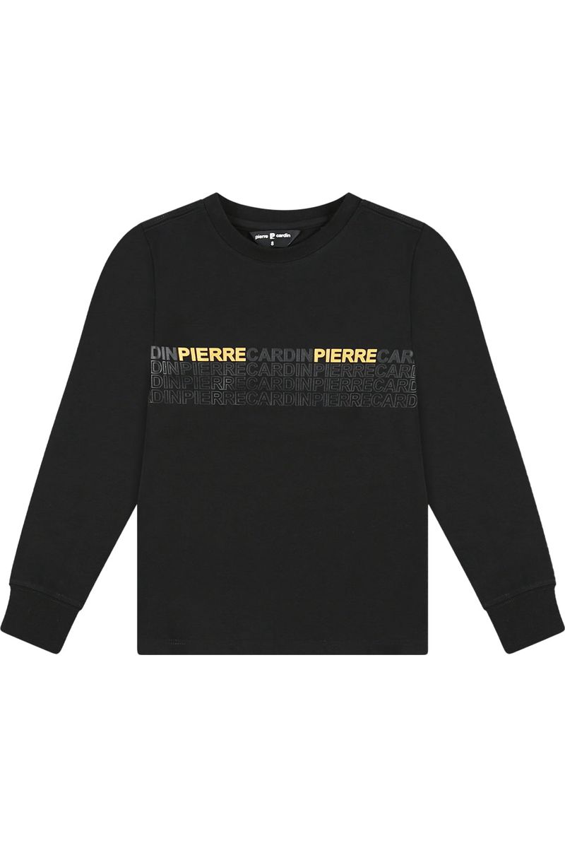 חולצת טי שרט PIERRE CARDIN ארוכה ממותגת לילדים