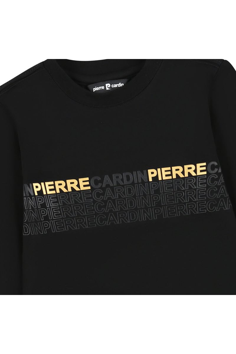 חולצת טי שרט PIERRE CARDIN ארוכה ממותגת לילדים