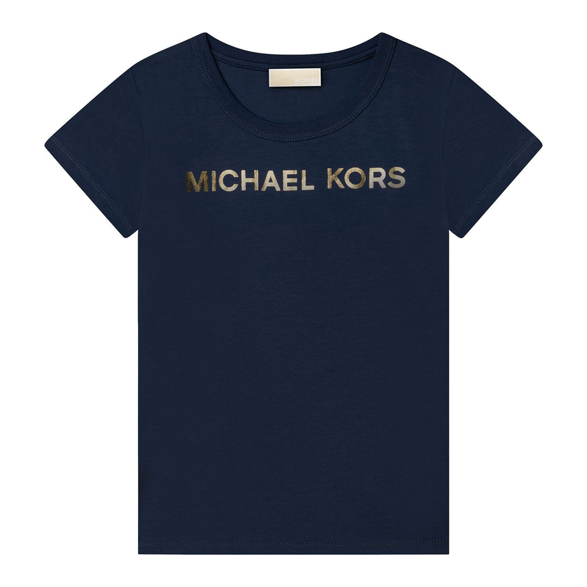 חולצת טי שרט MICHAEL KORS לוגו מטאלי לילדות