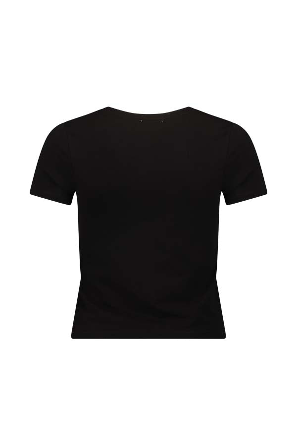 חולצת טי שירט ROBERTO VINO בצבע שחור לנשים Black / L