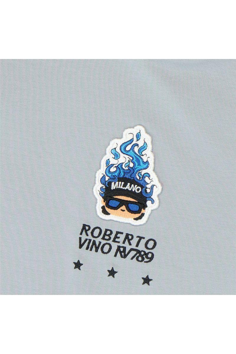 חולצת טי שרט ROBERTO VINO ילד על אופנוע לילדים