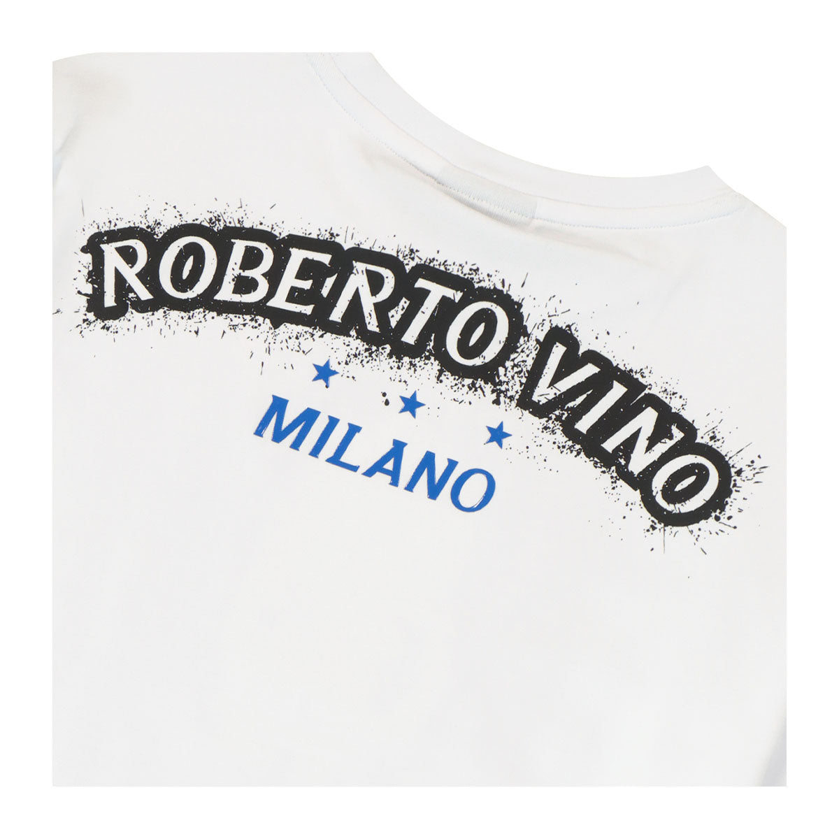 חולצת טי שרט ROBERTO VINO MILANO לוגו אחורי לילדים