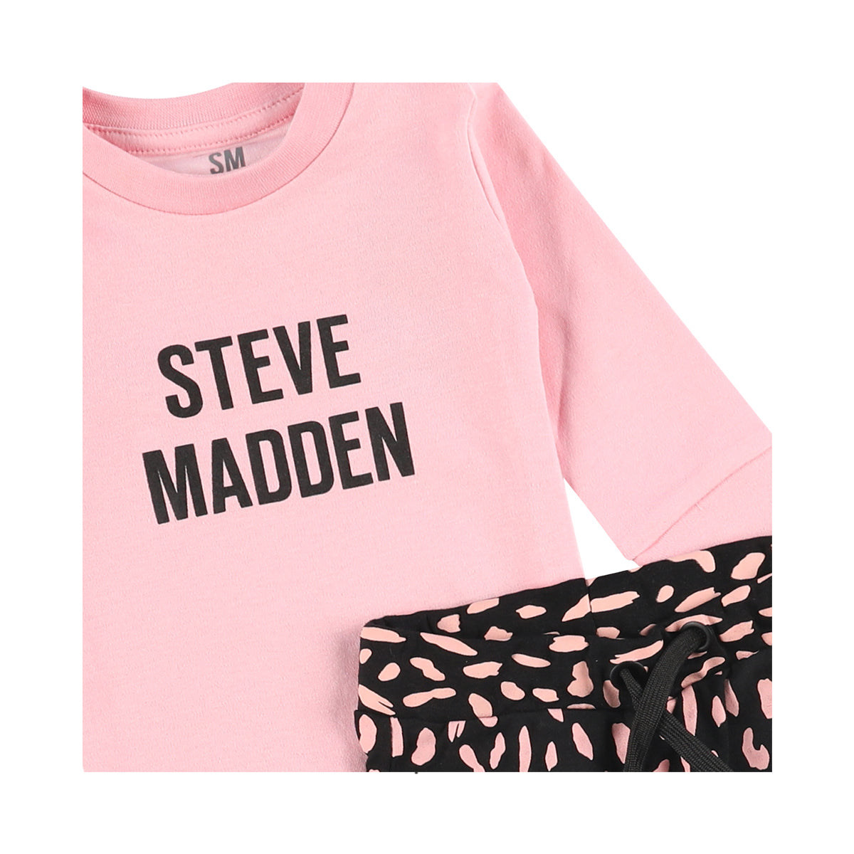 סט בגד גוף+מכנס אינטרלוק STEVE MADDEN לתינוקות