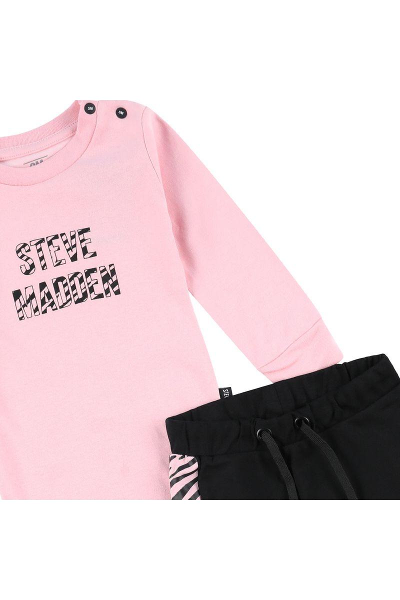 סט בגד גוף+מכנס אינטרלוק STEVE MADDEN לתינוקות