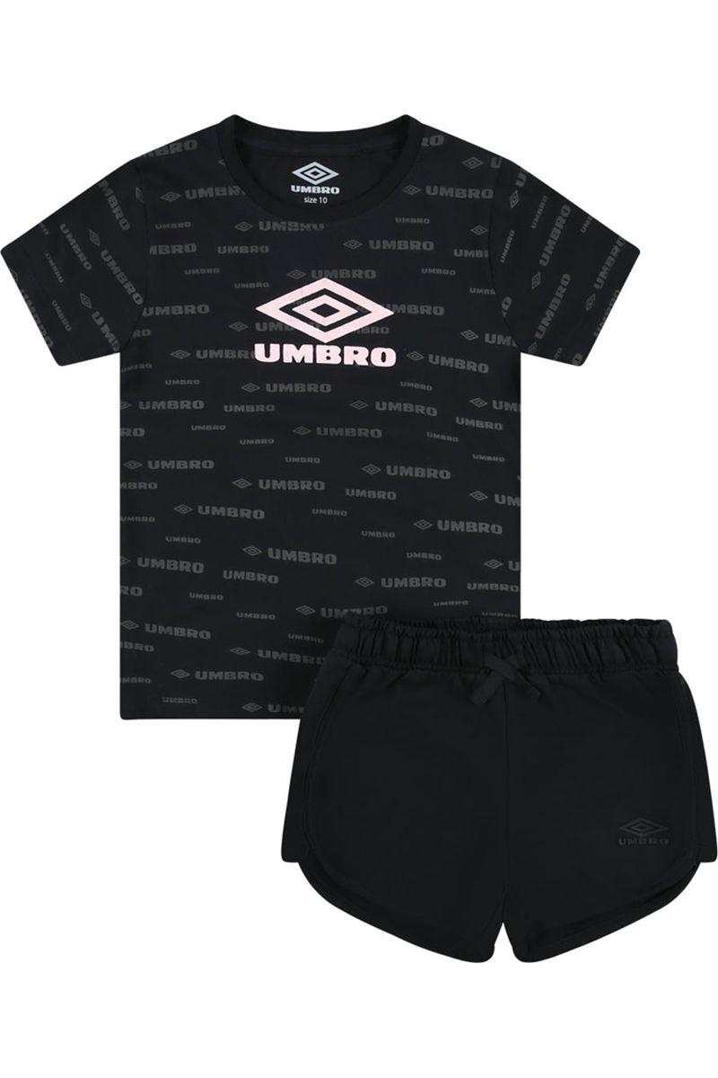 חליפת טריקו UMBRO LOGO AOP לילדות
