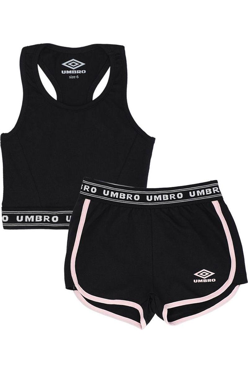 חליפת טופ ריב UMBRO גומי ממותג לילדות