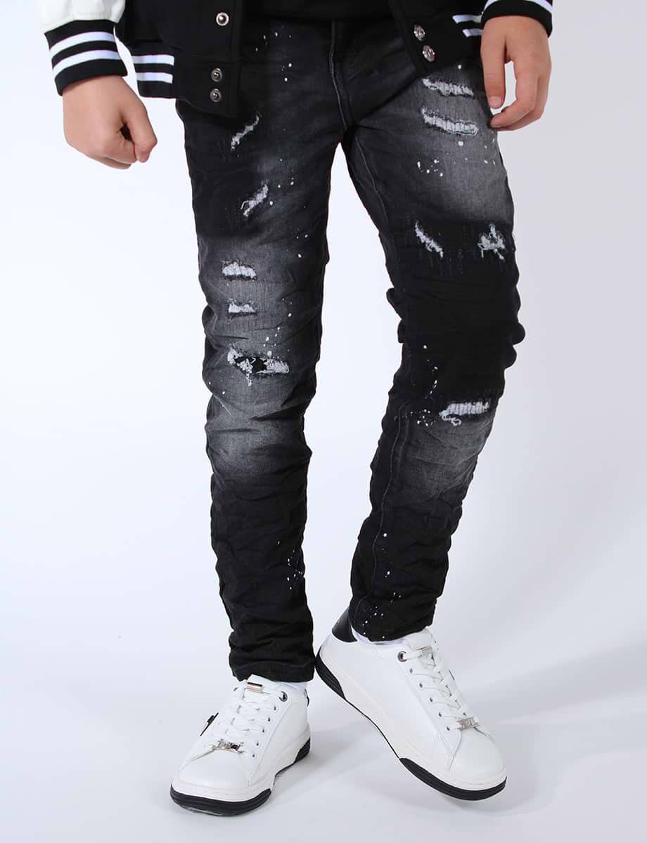 מכנסי ג'ינס W JEANS מעוצבים לילדים