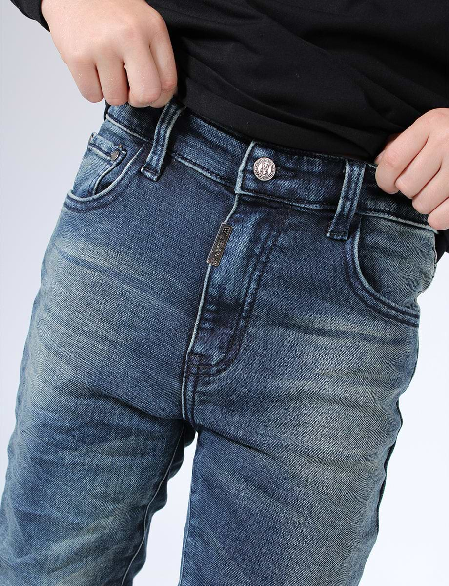 מכנסי ג'ינס W JEANS משופשפים לילדים