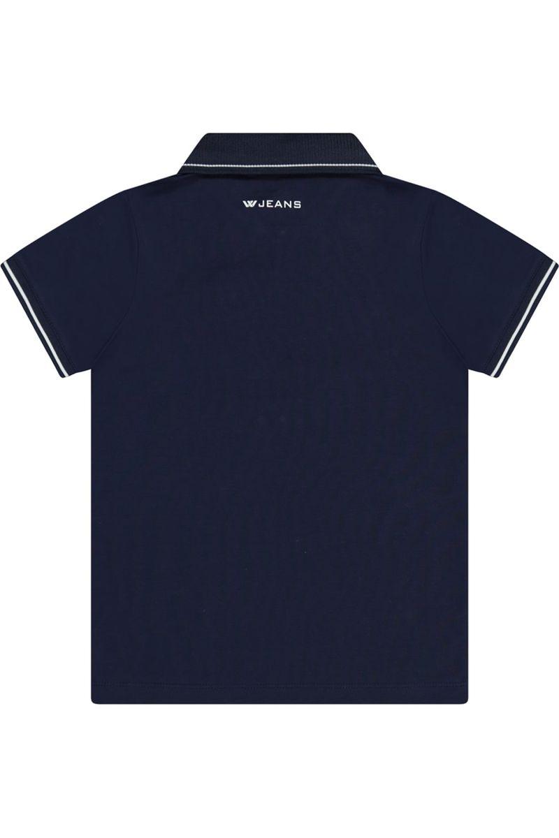 חולצת צווארון W JEANS לוגו בצד לילדים