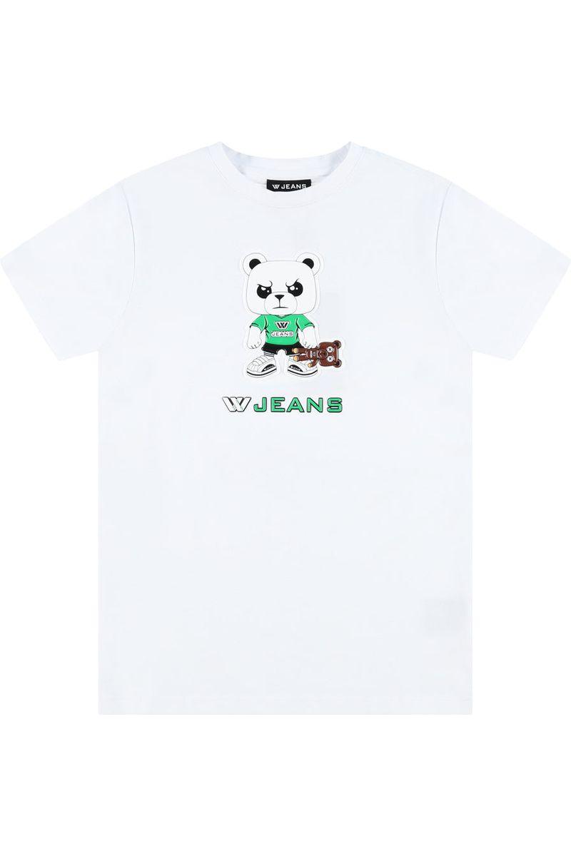 חולצת טי שרט W JEANS דובי מחזיק בובת דובי לילדים