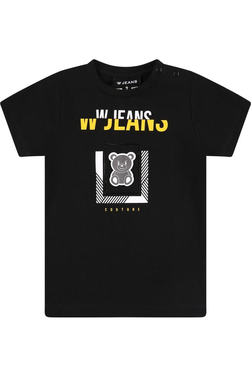 חולצת טי שרט W JEANS דובי יושב לילדים