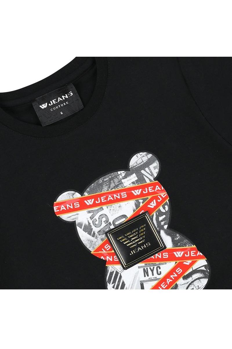 חולצת טי שרט W JEANS דובי לילדים