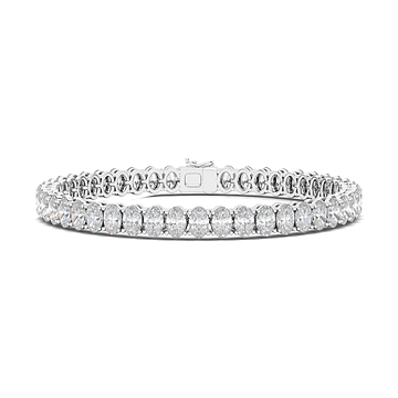 Men's Vertical Oval Tennis Bracelet 