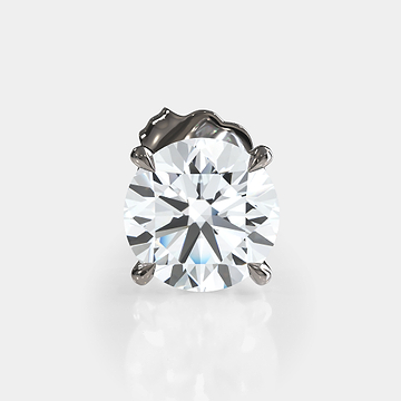 Round Brilliant Diamond Stud Earrings 