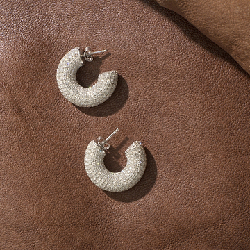 Diamond Pavé Hoops