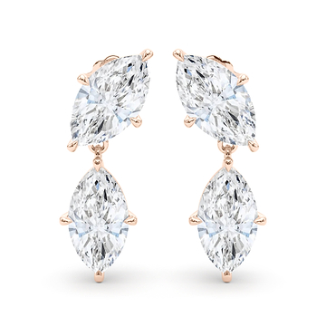 Twin Marquise Earring 