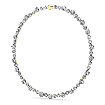 Georgian Cut Down Diamond Necklace 