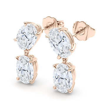 Twin Oval Earrings 